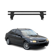 1996-2000 Honda Civic Hatchback Roof Rack Cross Bars Black