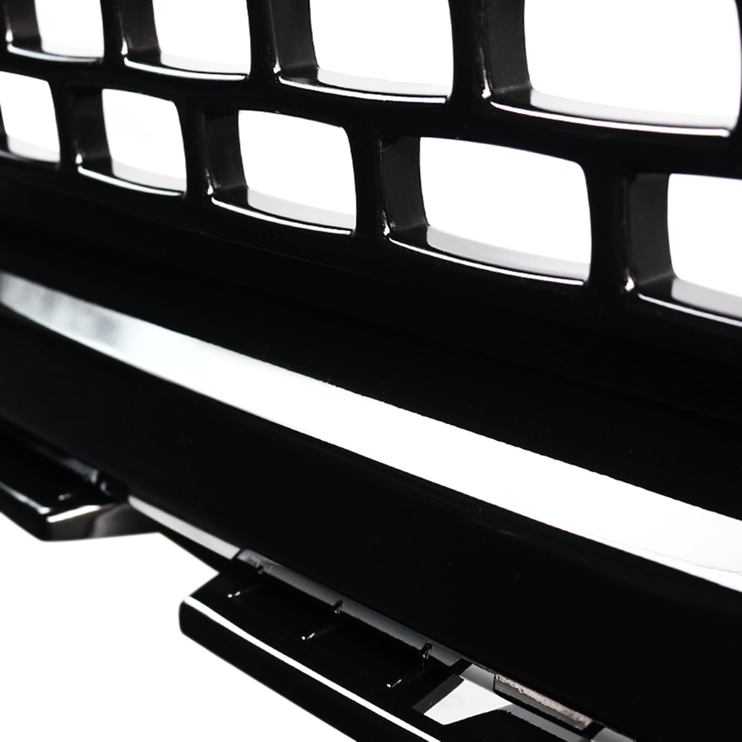 2014-2015 GMC Sierra 1500 Glossy Black ABS Denali Style Mesh Grille