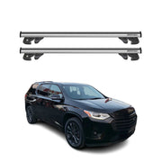 2018-2024 Chevrolet Traverse Roof Rack Cross Bars Silver