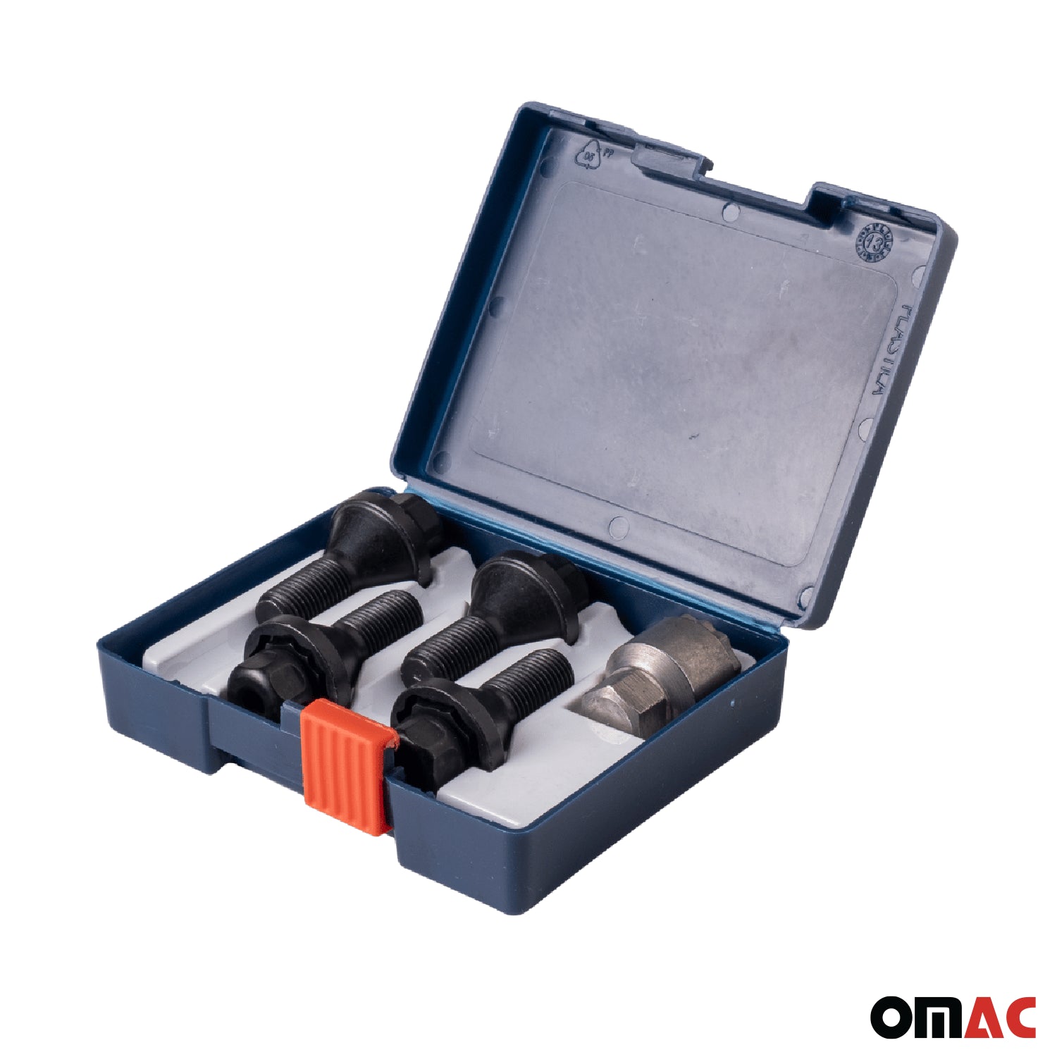 Wheel Lock Kit for Alfa Romeo Giulia / Stelvio M14X1,5 Bolt Black 4Locks & 1Key