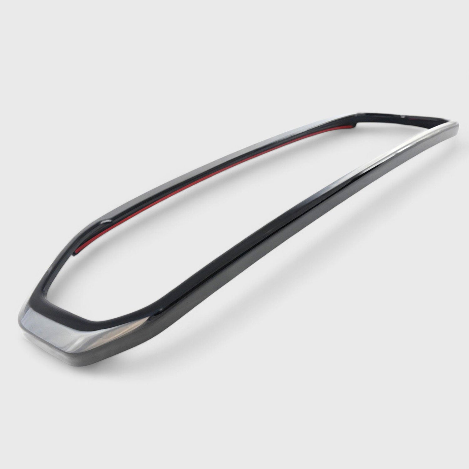 2019-2023 Ford Ranger Grille Overlay Gloss Black 1Pcs ABS Plastic