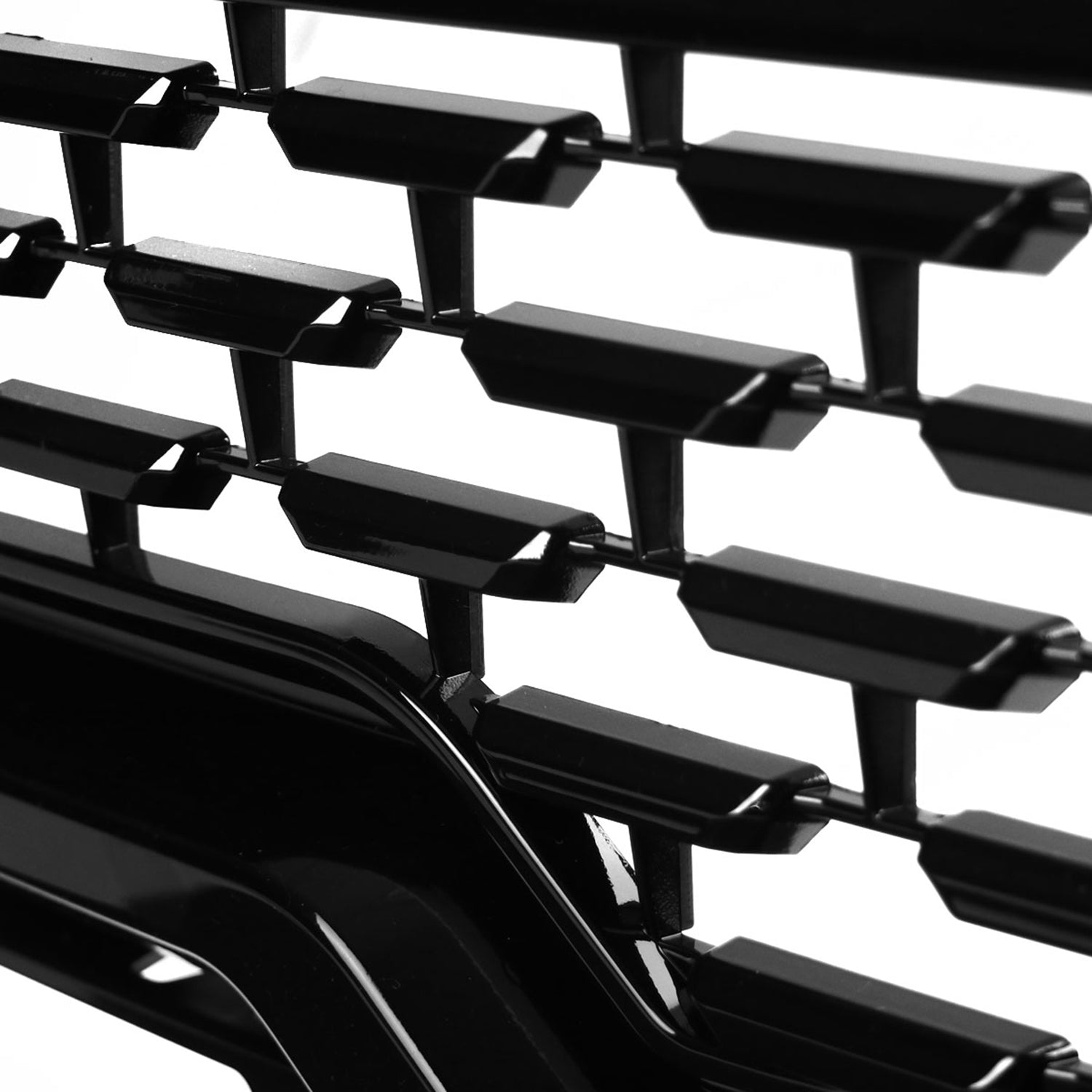 2019-2020 GMC Sierra 1500 Glossy Black ABS Mesh Grille