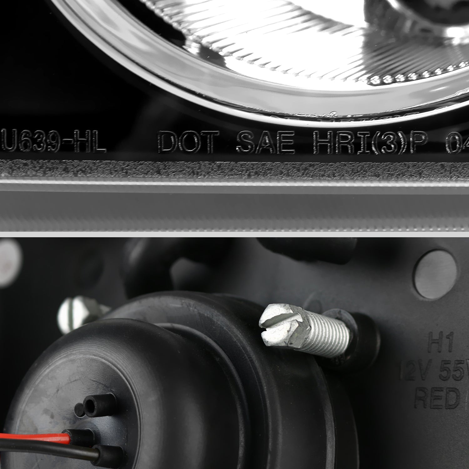 2005-2010 Chrysler 300 Base/LX/Touring Projector Headlights Matte Black/Clear