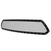 2012-2015 Toyota Tacoma Rivet Style Black Stainless Steel Mesh Grille Insert