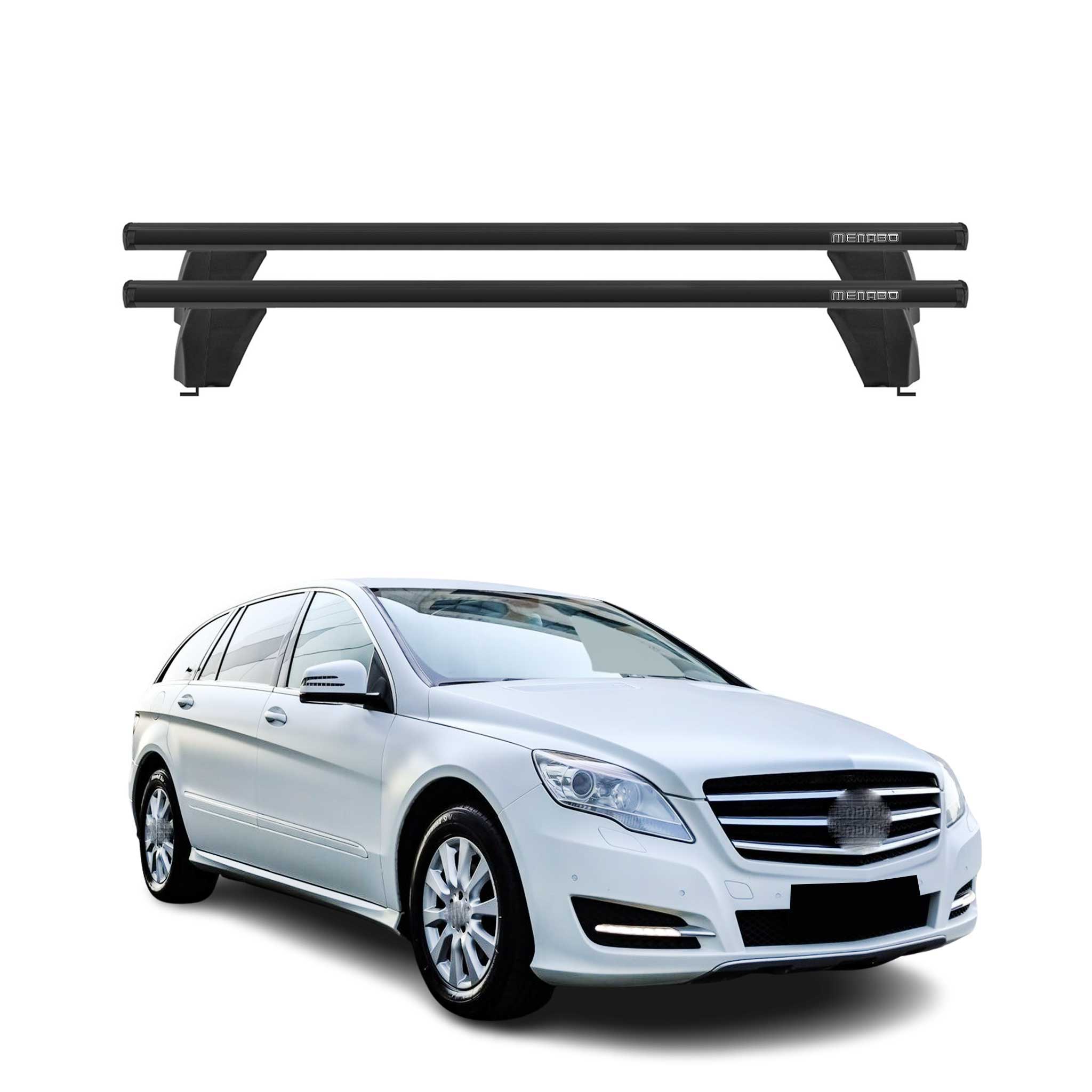 2006-2013 Mercedes R Class W251 Roof Rack Cross Bars Black