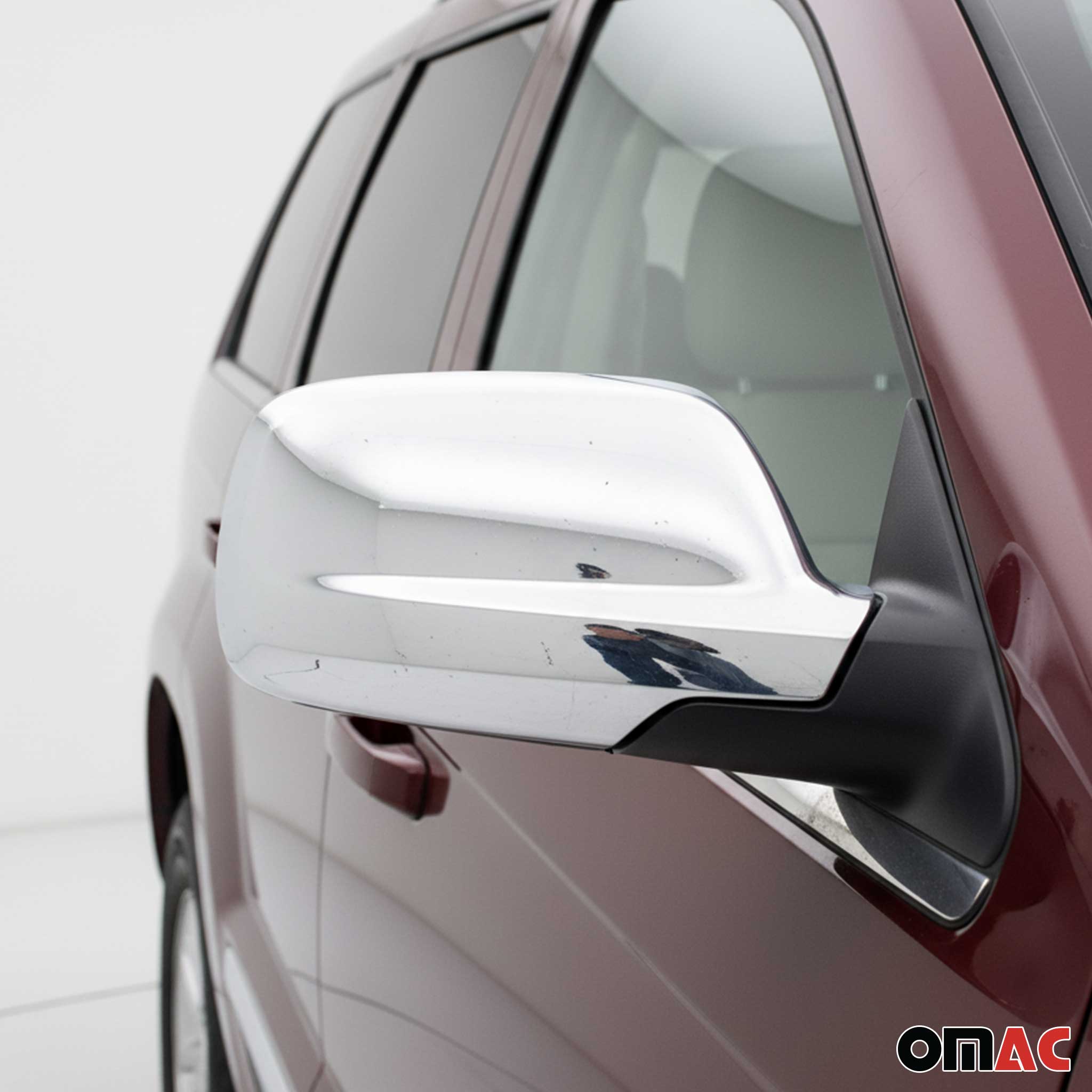 2005-2010 Jeep Grand Cherokee Side Mirror Cover Caps Chrome Silver 2 Pcs