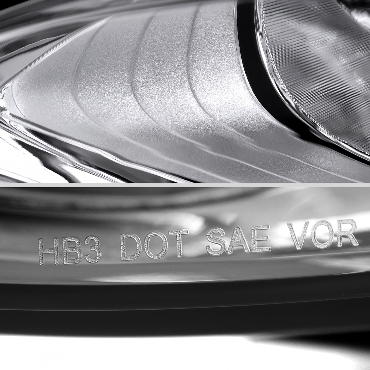 2019-2024 Chevy Malibu Factory Style Projector Headlights Chrome/Clear Lens
