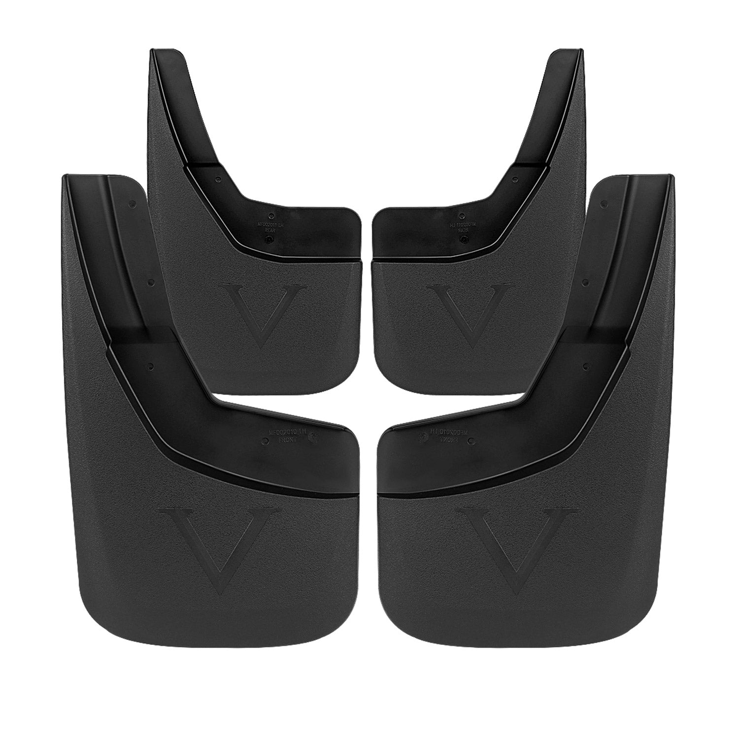 2014-2018 Chevy Silverado 1500/2500HD/3500HD Front&Rear Mud Flap Splash Guards