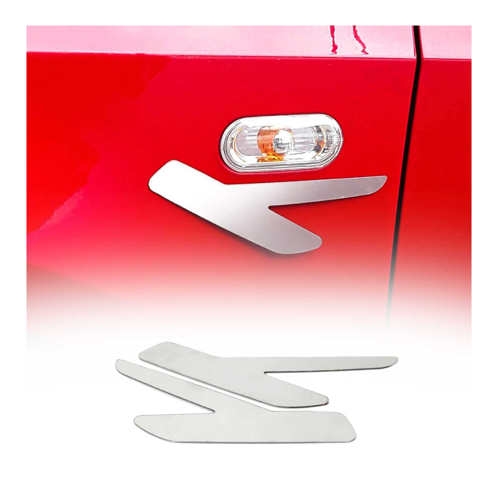 2015-2022 RAM ProMaster City Side Door Molding Trim Skirt Garnish Stainless Steel 2Pcs