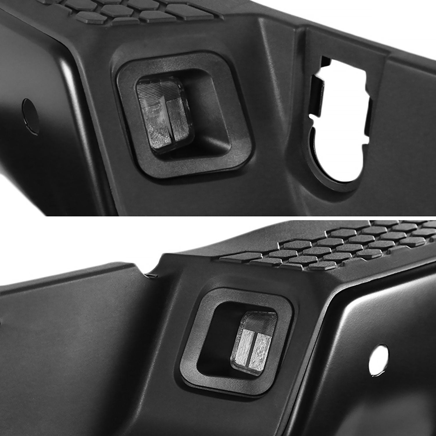 2009-2018 Dodge RAM 1500 2500 3500 Rear Step Bumper License Lamp &Sensor Holes