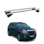 2010-2017 GMC Terrain Roof Rack Cross Bars Silver