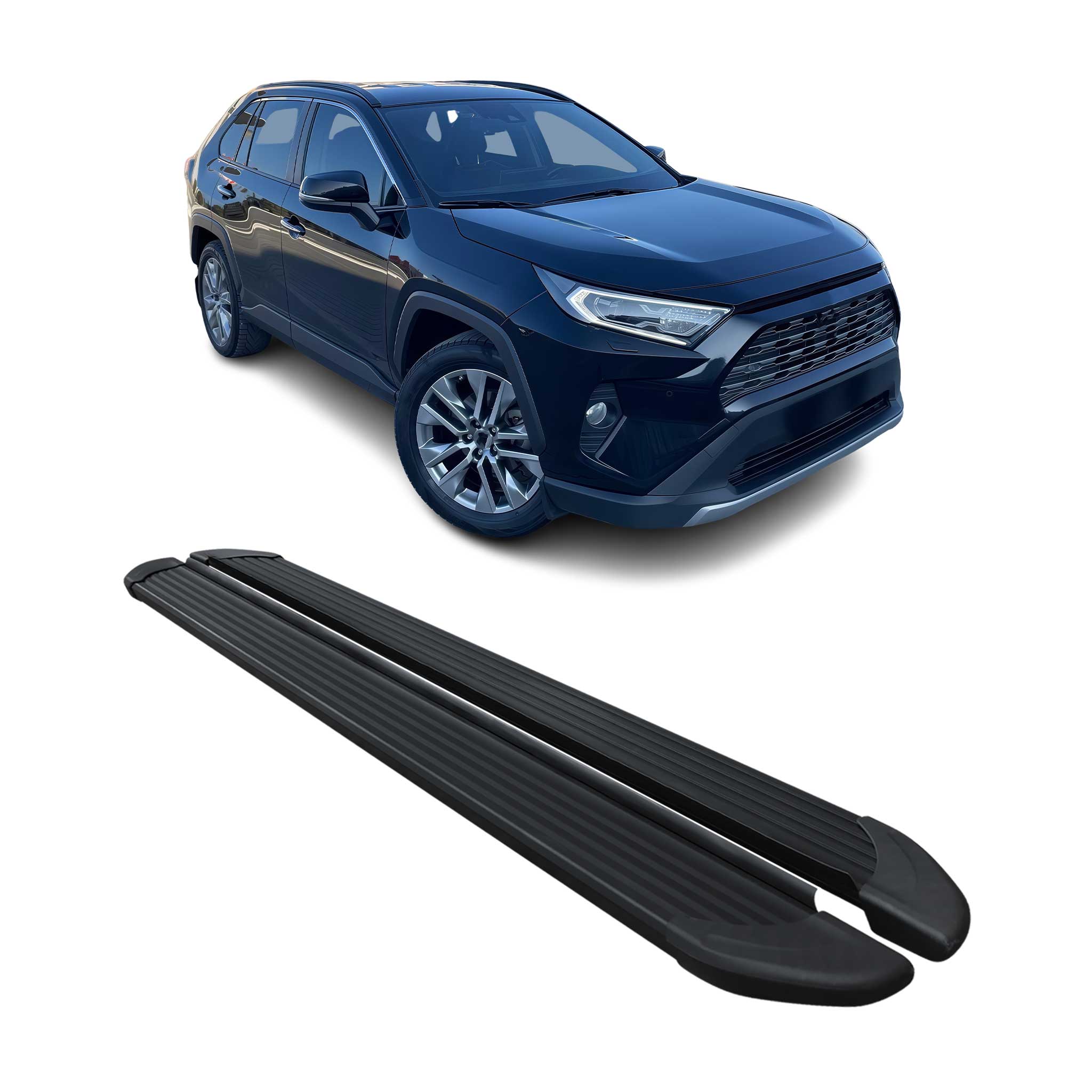 2019-2025 Toyota RAV4 Nerf Bar Side Step Running Boards Alu 2x