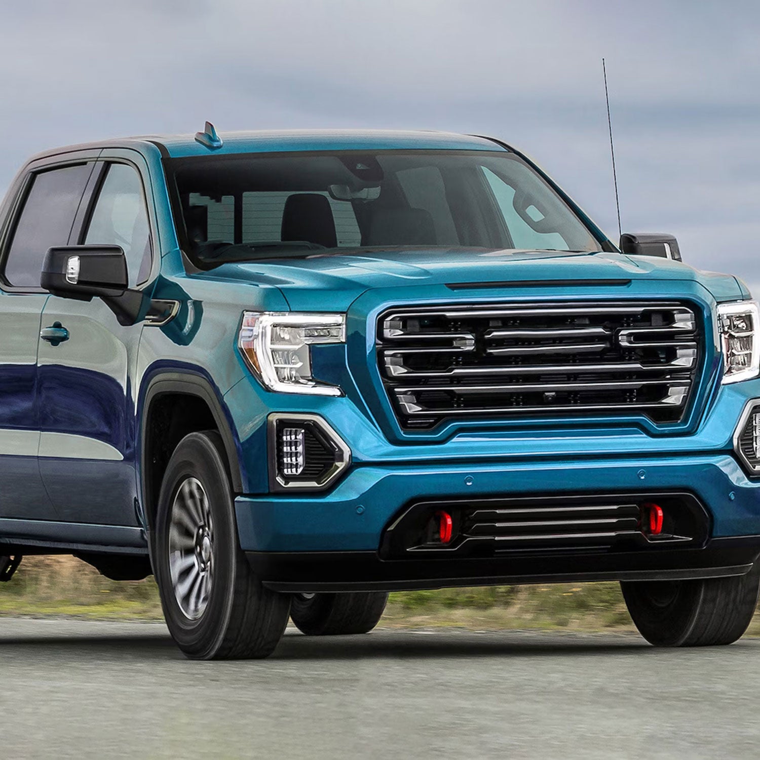 2019-2024 GMC Sierra 1500 Black Auto-Fold Side Mirror & Auxiliary Passenger