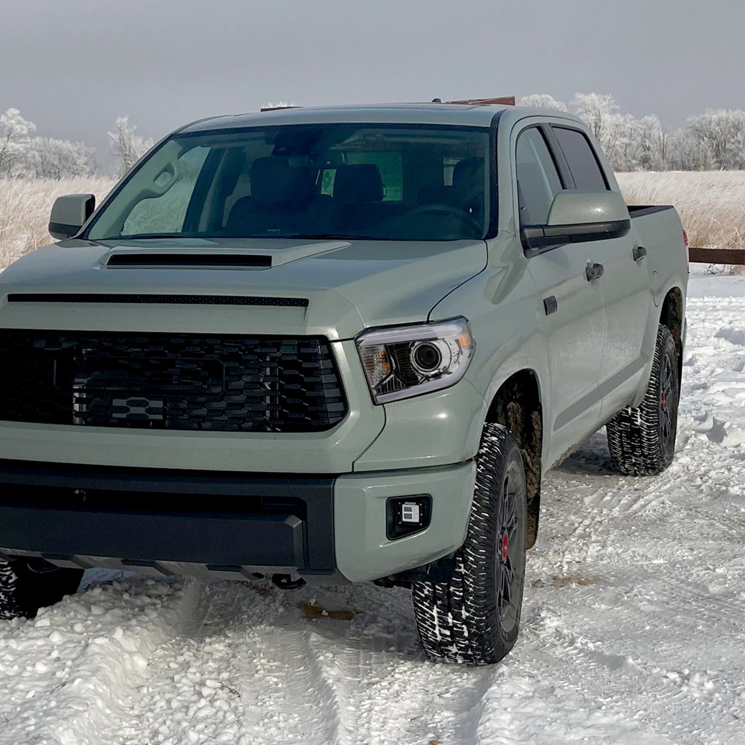 2014-2021 Toyota Tundra LED Turn Signal LED Bar Projector Headlights Chrome