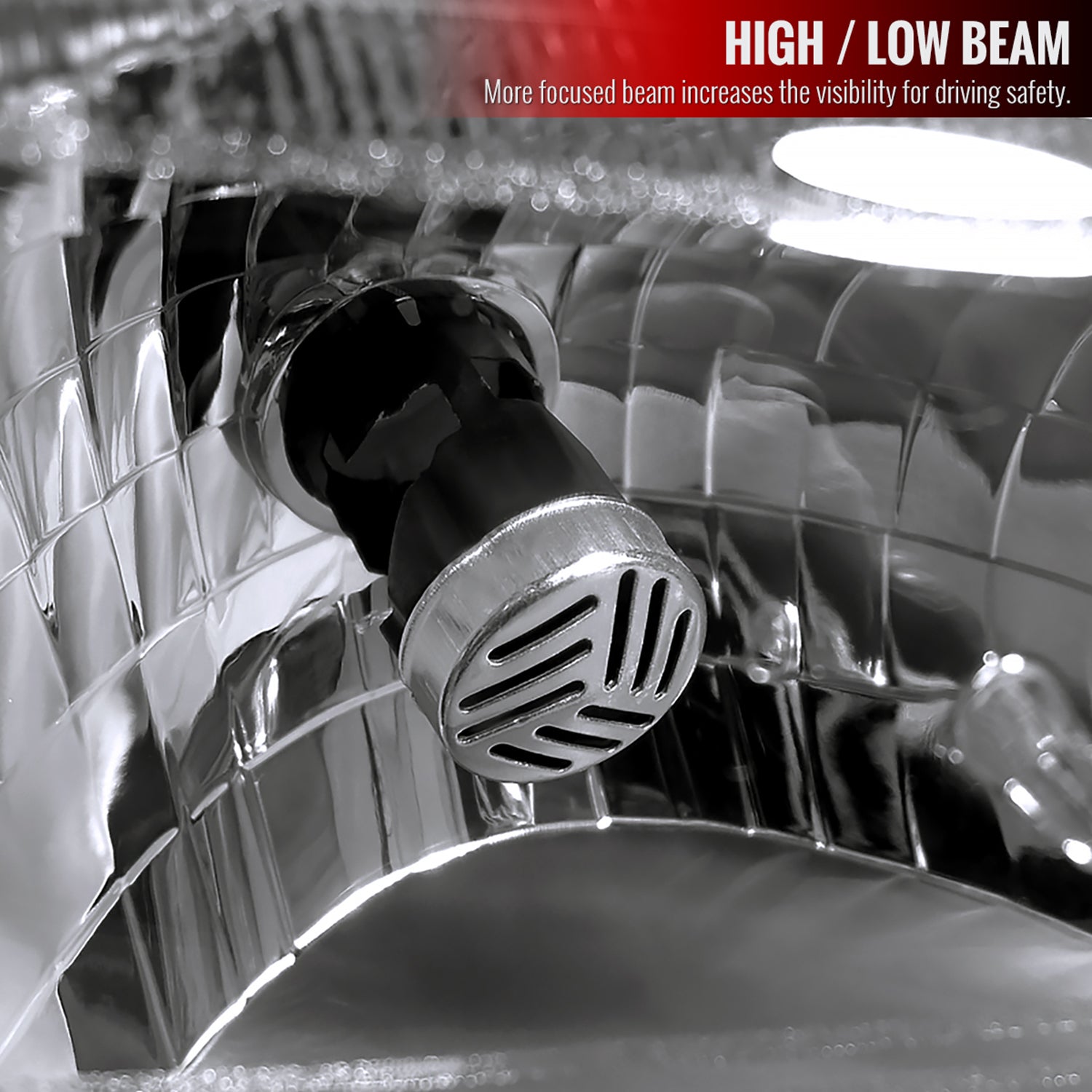 1997-2005 Chevy Venture Pontiac Montana/Trans Sport Crystal Headlights Black