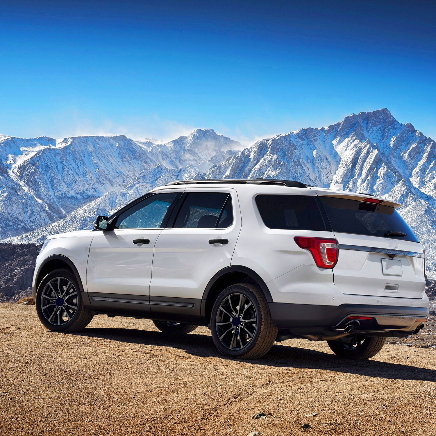 2011-2019 Ford Explorer Door Handle Cover Gloss Black 8Pcs ABS Plastic