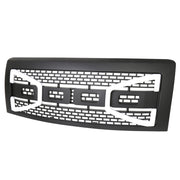 2009-2014 Ford F-150 Black Raptor Style Mesh Grille with LED Light Bar