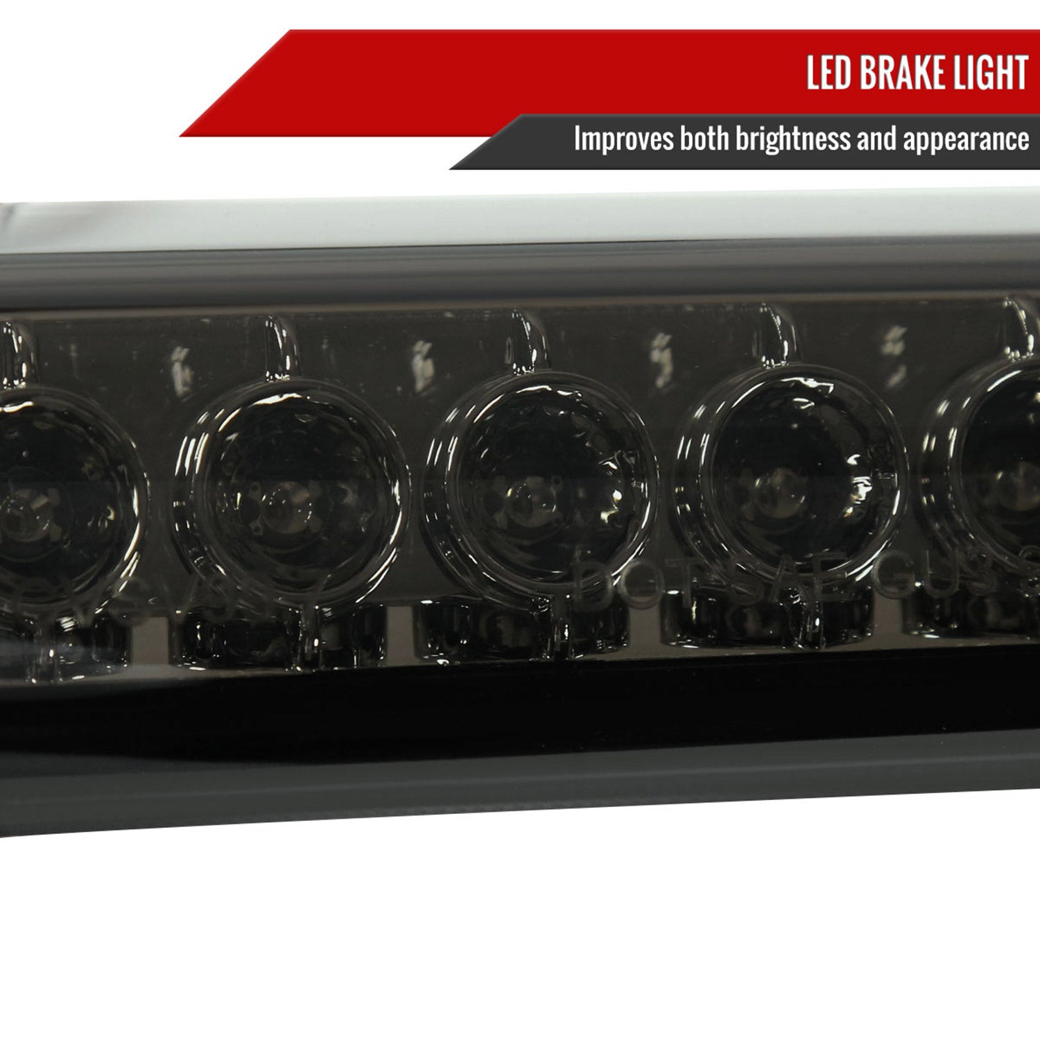 1999-2002 Chevy Silverado/ 99-2006 GMC Sierra LED 3rd Brake Light Chrome/Smoke