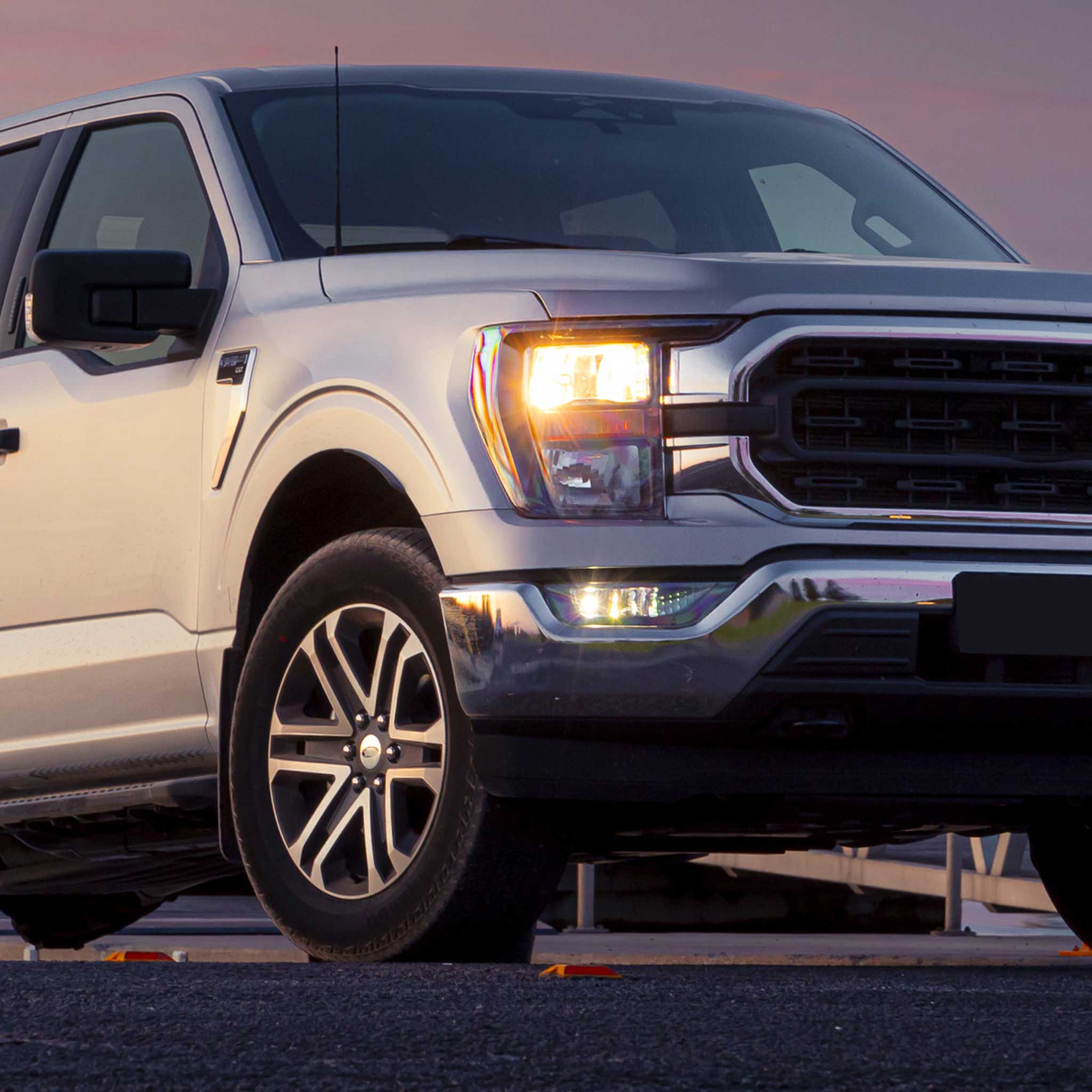 For Ford F-150 2021-2023 Factory Style Headlight Matte Black Housing Clear Lens Passenger Side Only