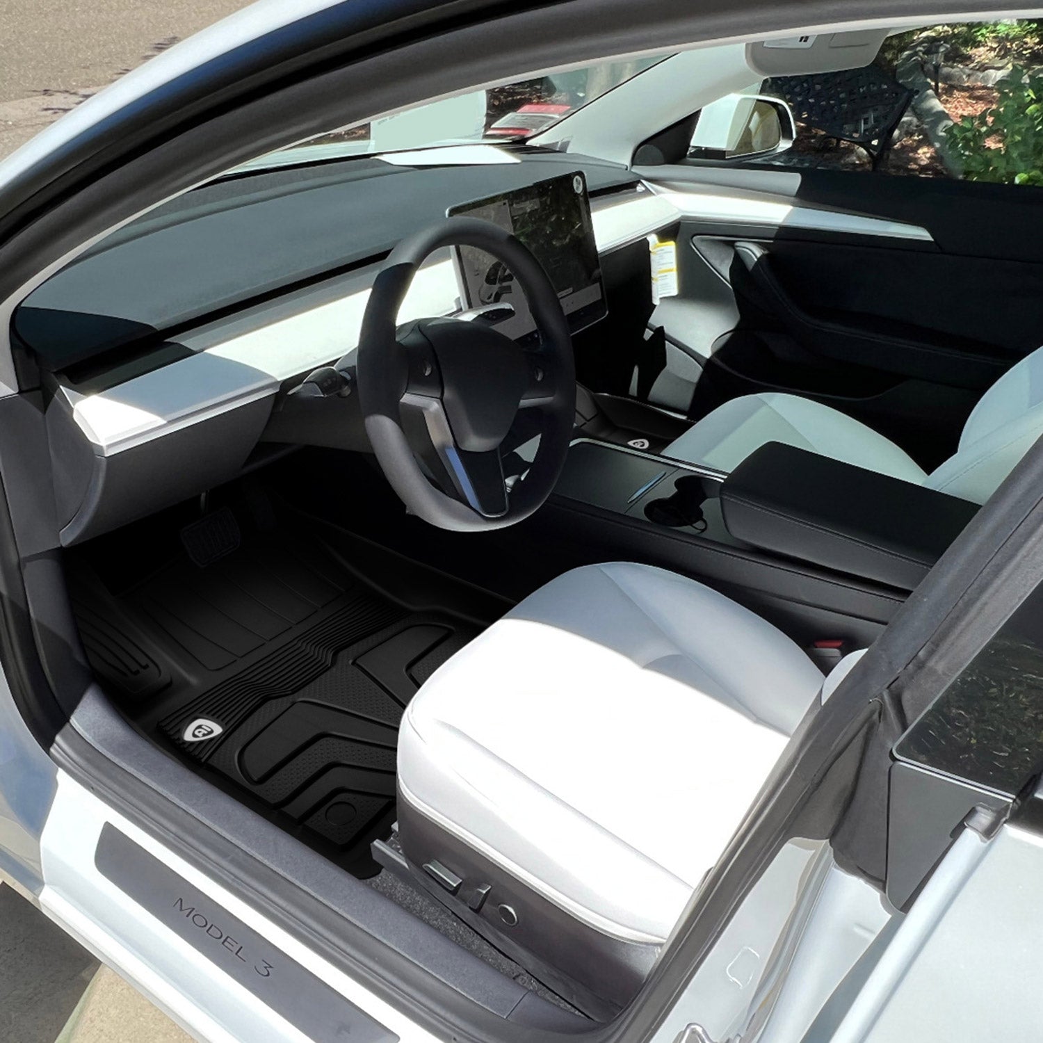 2017-2022 Tesla Model 3 All Weather TPE Floor Mats Liner 3Pcs