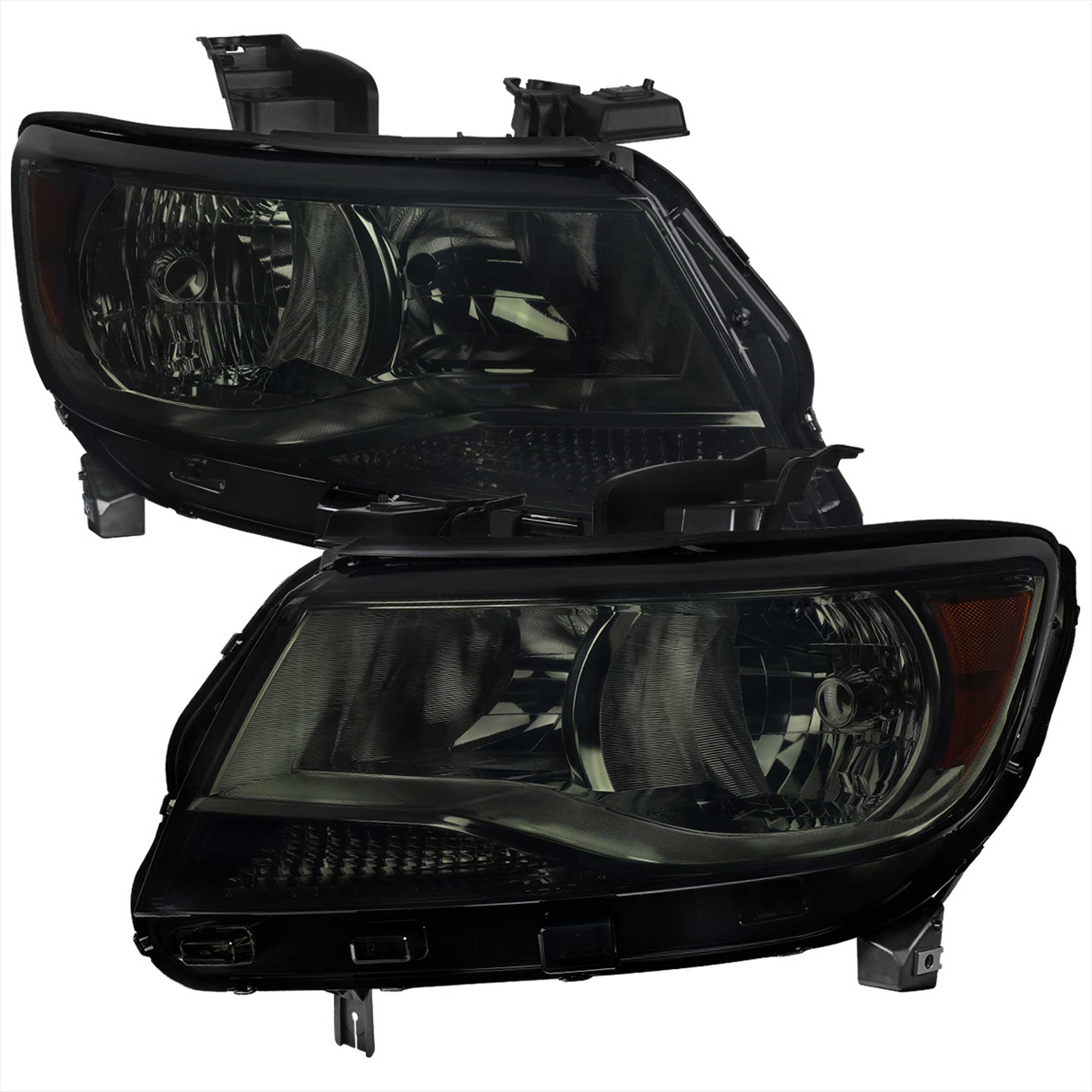 For Chevrolet Colorado 2015-2022 Factory Headlights Chrome Housing Smoked Lens