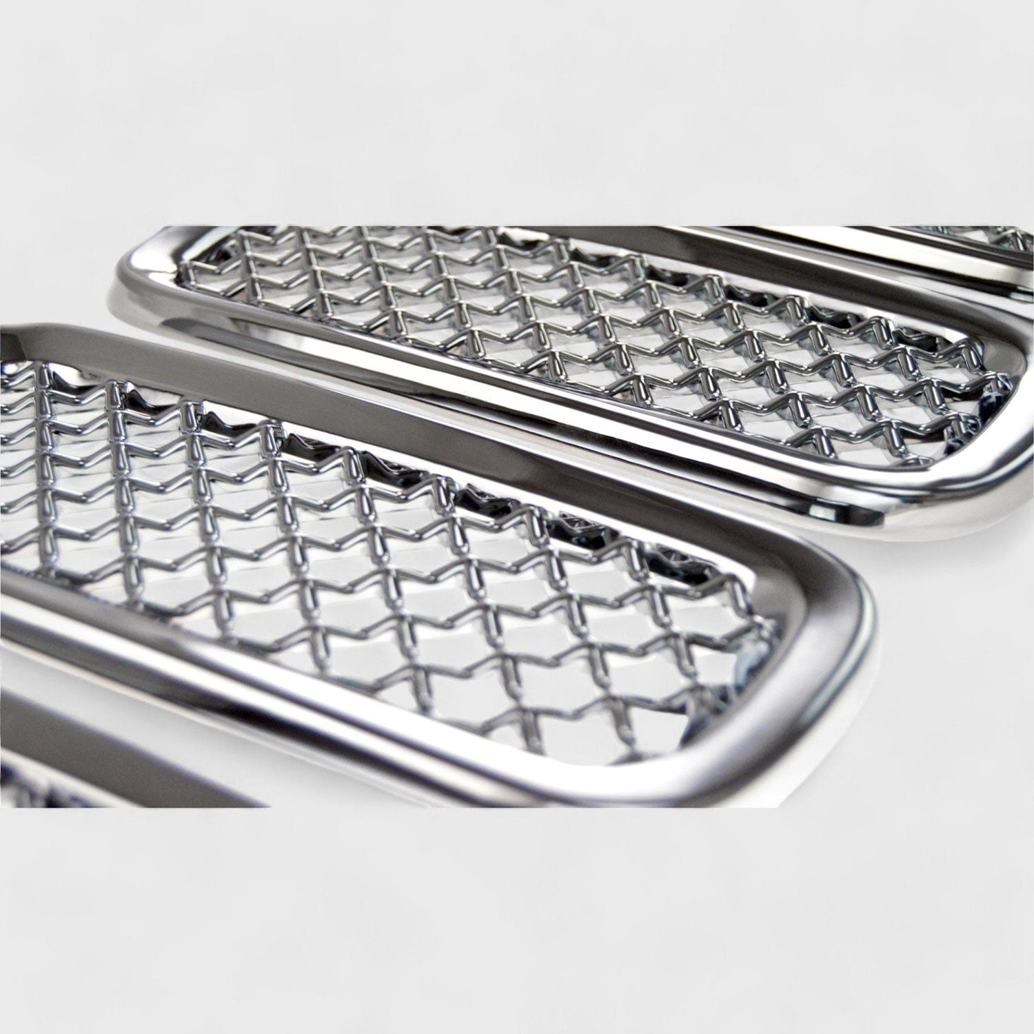 2015-2019 Jeep Renegade Grille Overlay Chrome 7Pcs ABS Plastic