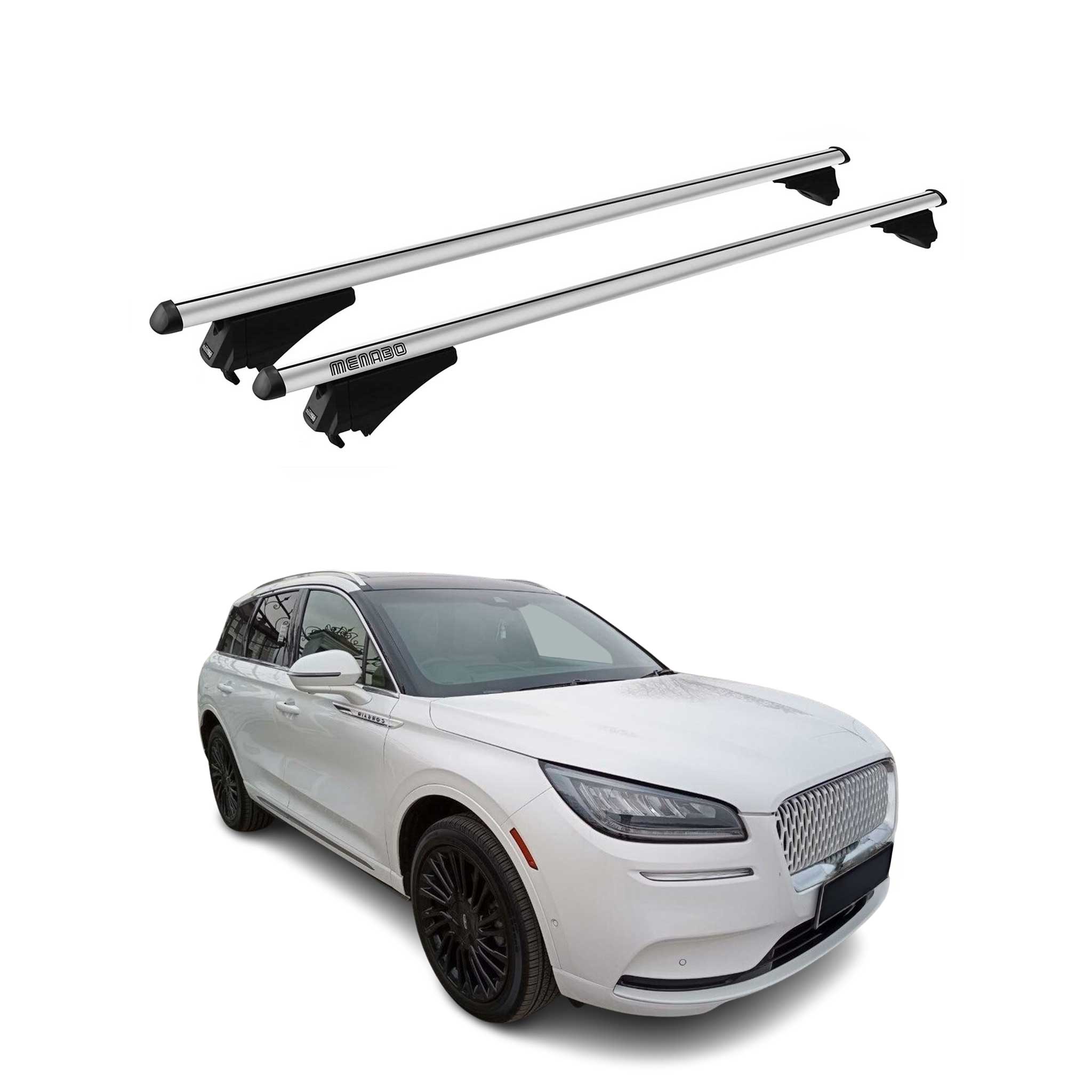 2020-2025 Lincoln Corsair Roof Rack Cross Bars Silver