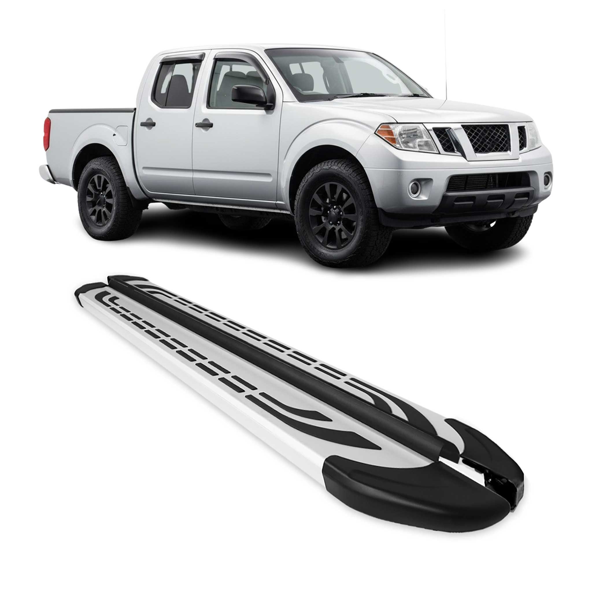 2005-2021 Nissan Frontier Nerf Bar Side Step Running Boards Alu 2x