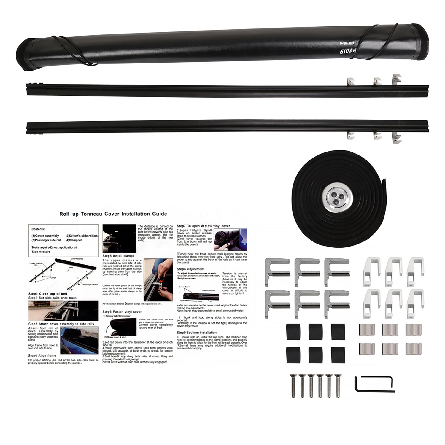 1982-1993 Chevrolet S10/ GMC S15/Sonoma 6' Bed Roll Up Vinyl Tonneau Cover