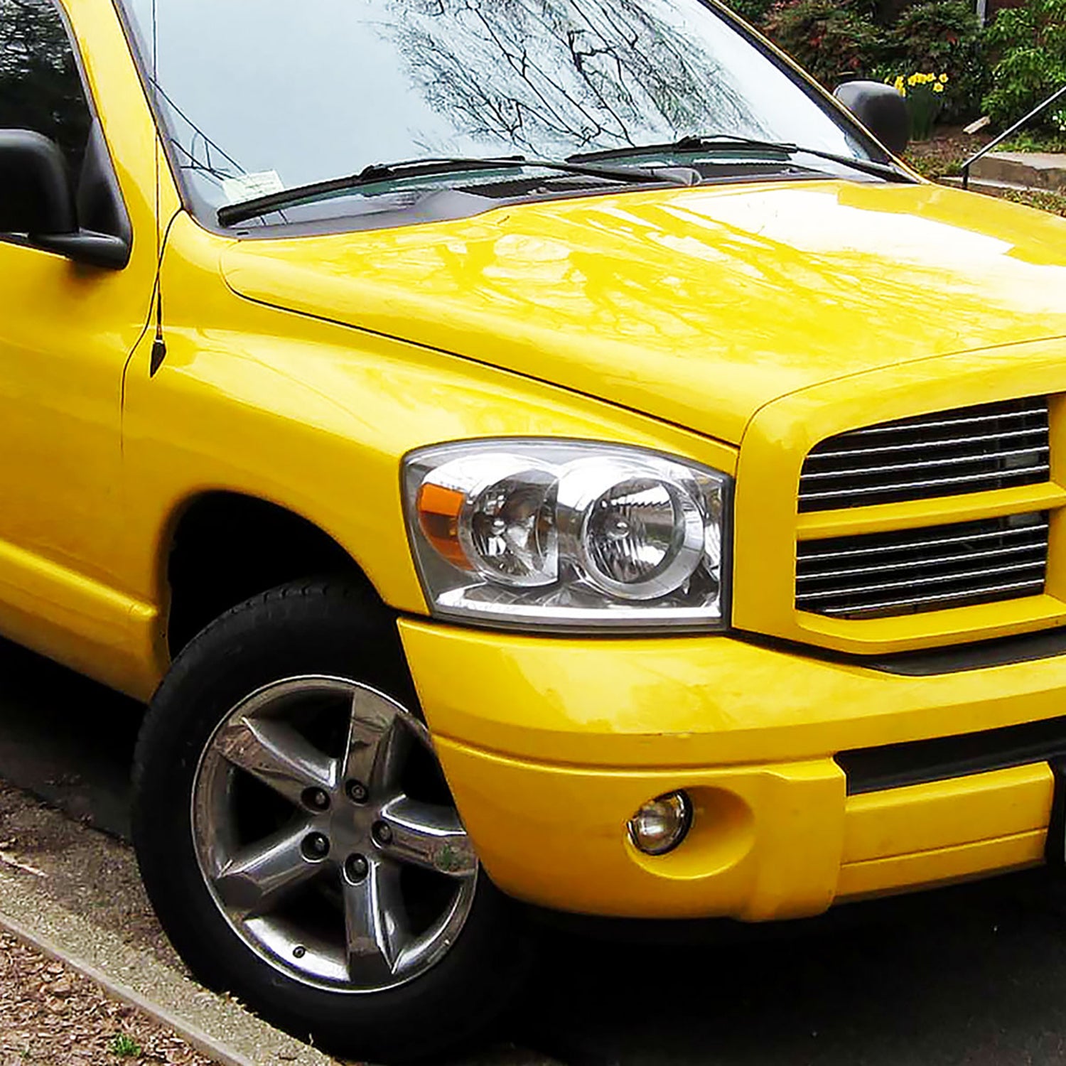 2006-2008 Dodge RAM 1500 2500 3500 Factory Crystal Headlights Chrome