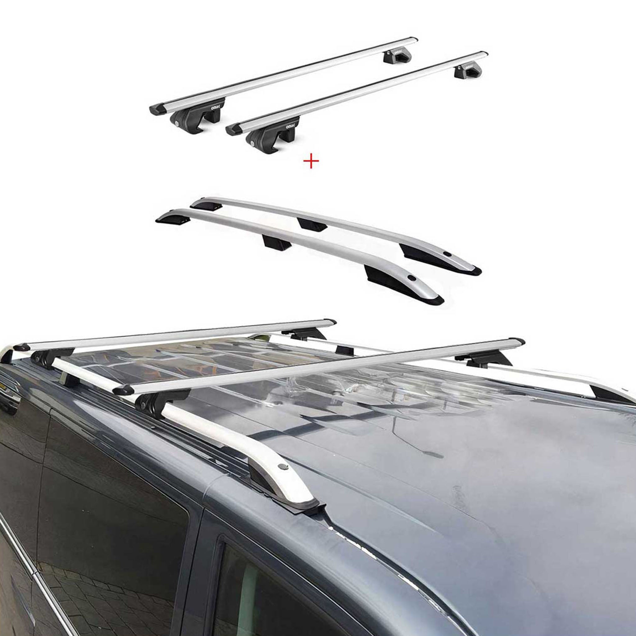 2009-2017 VW Tiguan Roof Racks & Roof Rack Rails Silver