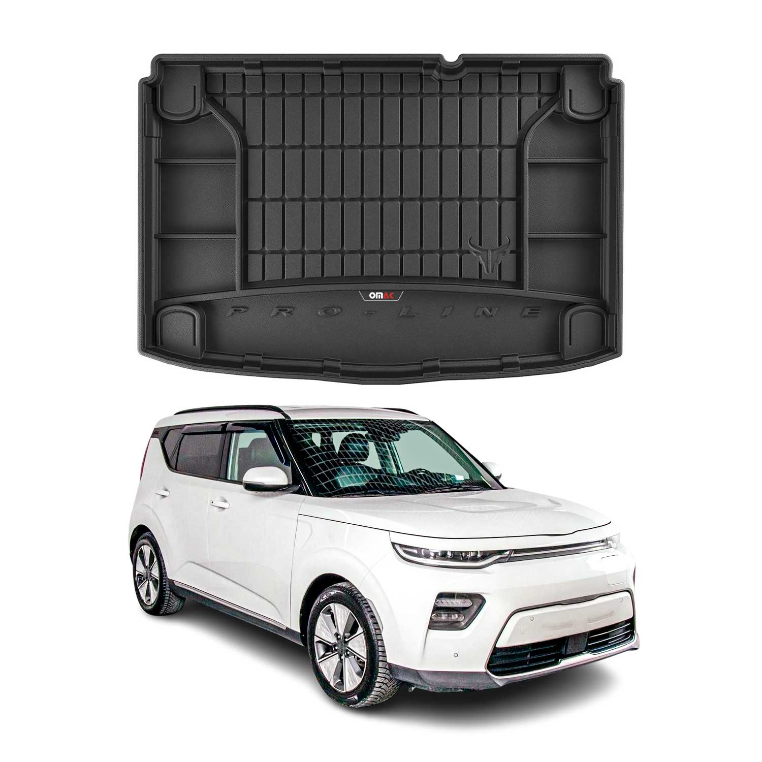 2020-2025 Kia Soul EV Premium Cargo Liner Trunk Mat All Weather Heavy Duty