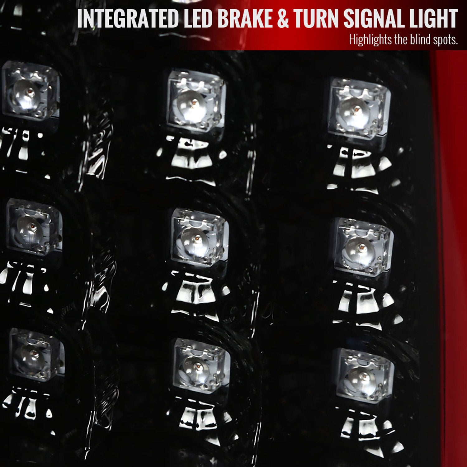 2003-2006 Chevy Silverado LED Tail Lights - G2 Jet Black Housing/Clear Lens