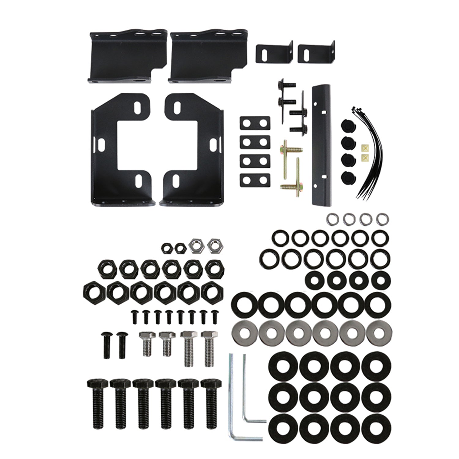 2014-2015 Chevy Silverado 1500 Heavy Duty Steel Front Bumper LED Light Ports