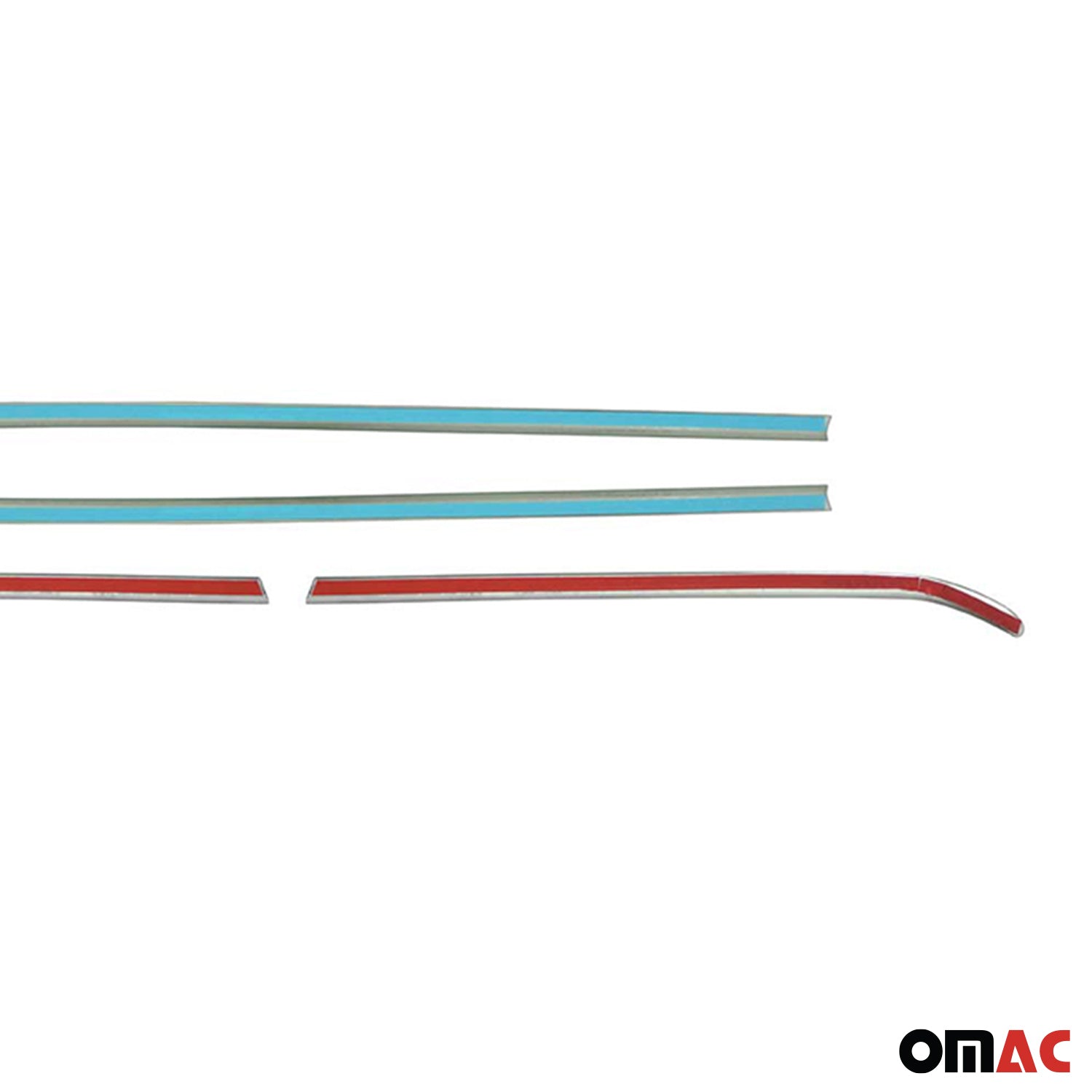 2018-2024 Ford Focus Hatchback Window Molding Trim Streamer Stainless Steel