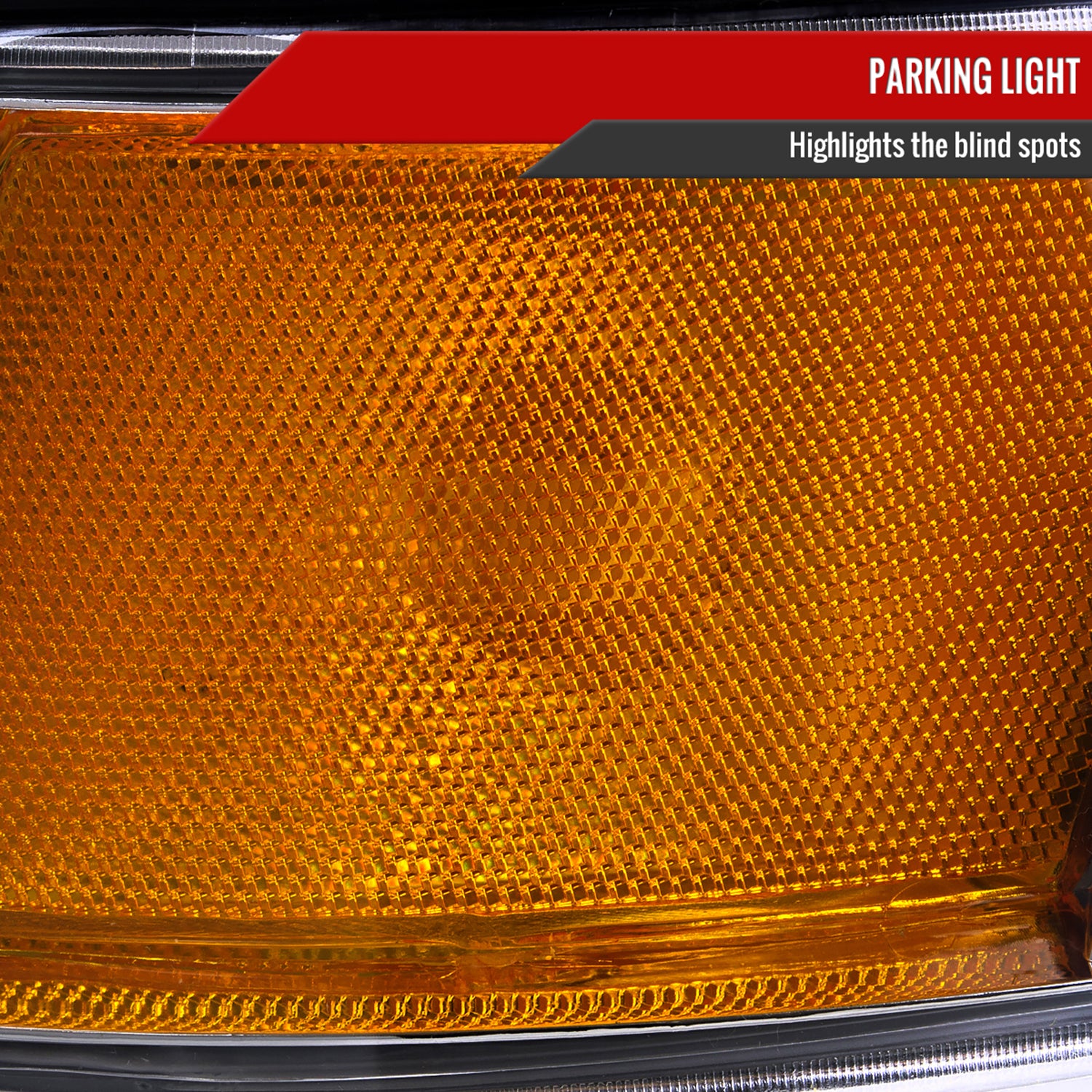 1998-2002 Mercury Grand Marquis Factory Headlights Corner Signal Chrome