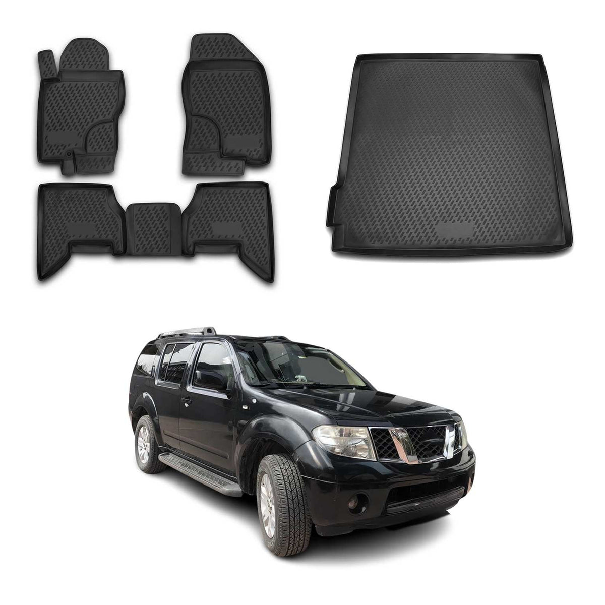 OMAC Floor Mats & Cargo Liners for Nissan Pathfinder 2005-2012