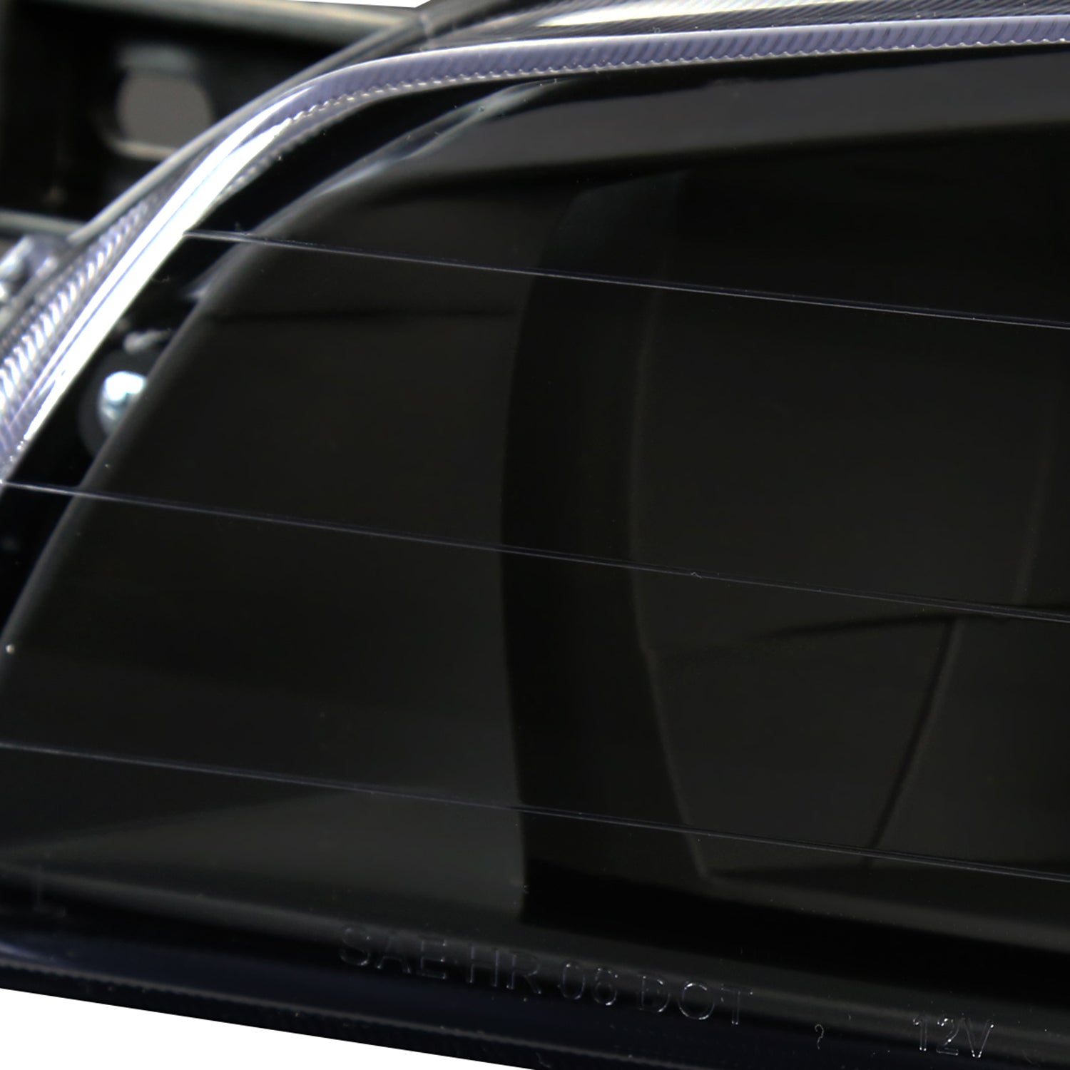 1995-2001 Subaru Impreza Retro Style Projector Headlights Matte Black/Clear