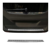 2016-2024 Mercedes Metris Rear Bumper Guard Stainless Steel Glossy with Plastic