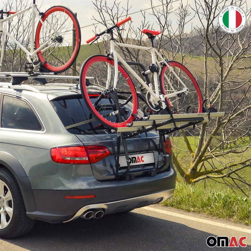 2 Bike Rack Rear Trunk Bike Rack Folding Bicycle Carrier Car SUV Sedan Hatchback