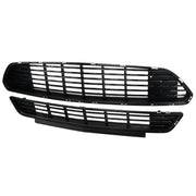 2015-2017 Ford Mustang Black ABS California Edition Upper & Lower Grille - 2PC