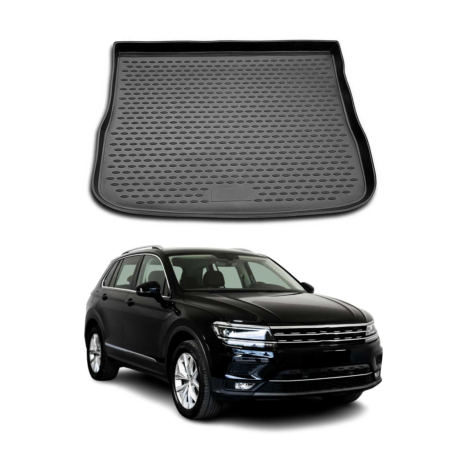 2017-2018 VW Tiguan Limited Cargo Liner Trunk Mat All Weather Black