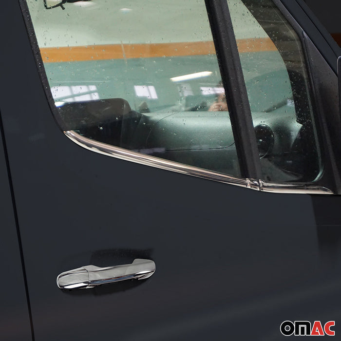 Door Handle Cover Protector for Mercedes Sprinter W907 910 2019-2024 Steel 4 Pcs