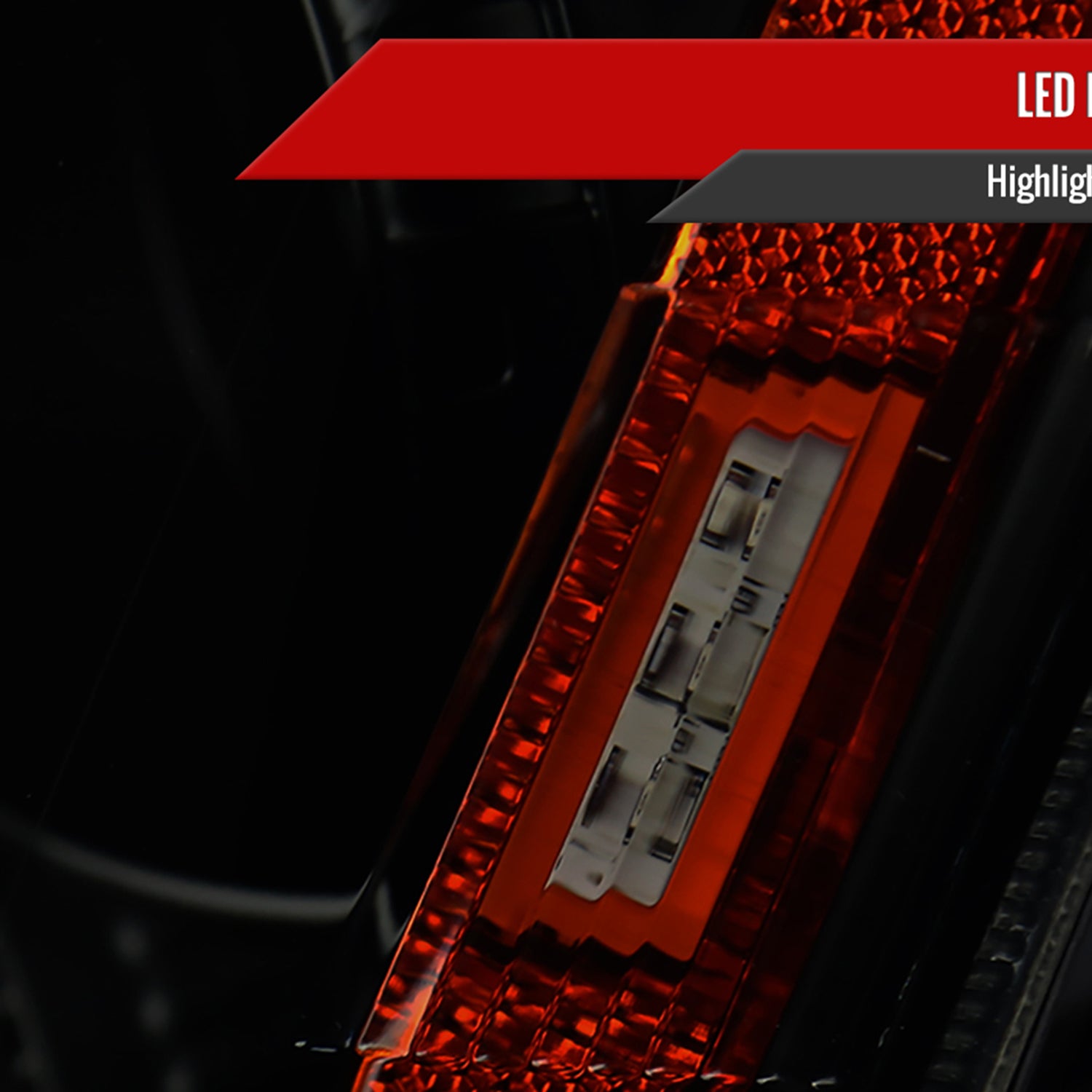 2008-2014 Cadillac CTS SMD LED Light Strip Projector Headlights Black/Smoke