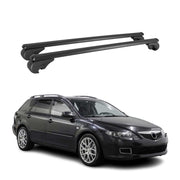 2003-2008 Mazda 6 Roof Rack Cross Bars Black