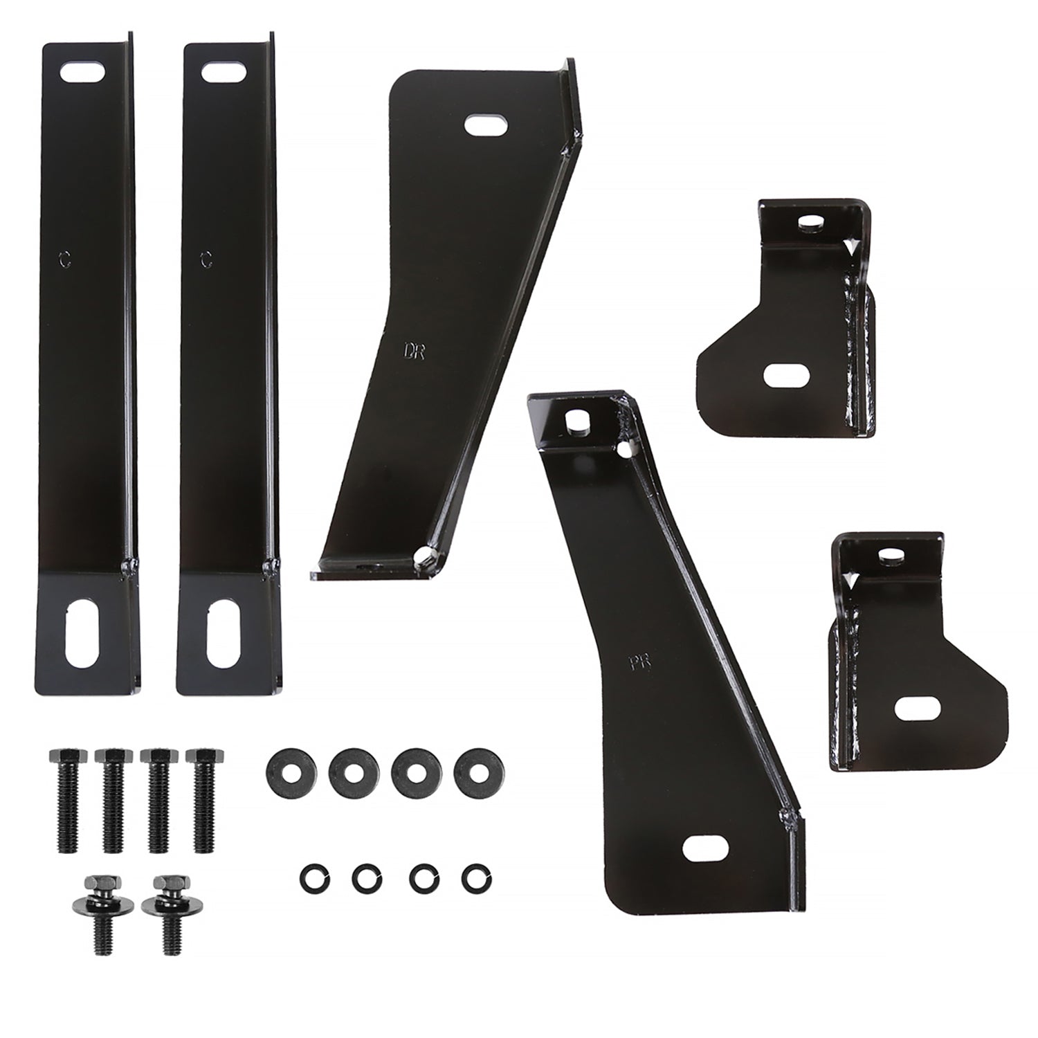 2019-2021 Chevy Silverado/GMC Sierra Double Cab 3" Steel Side Step Nerf Bars