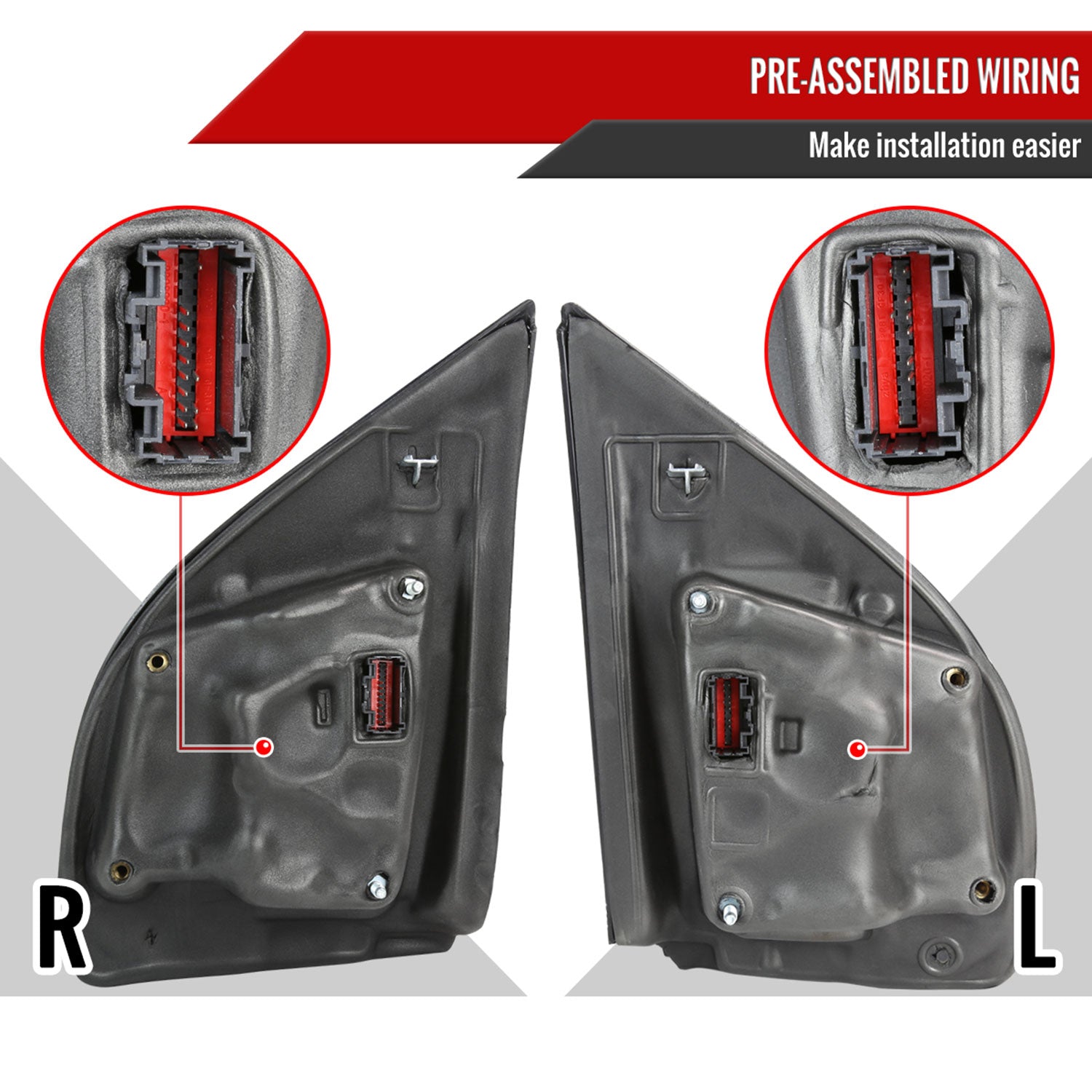 2017-2019 Ford F-250/350/450/550 Heated Towing Mirrors & LED Turn Signal