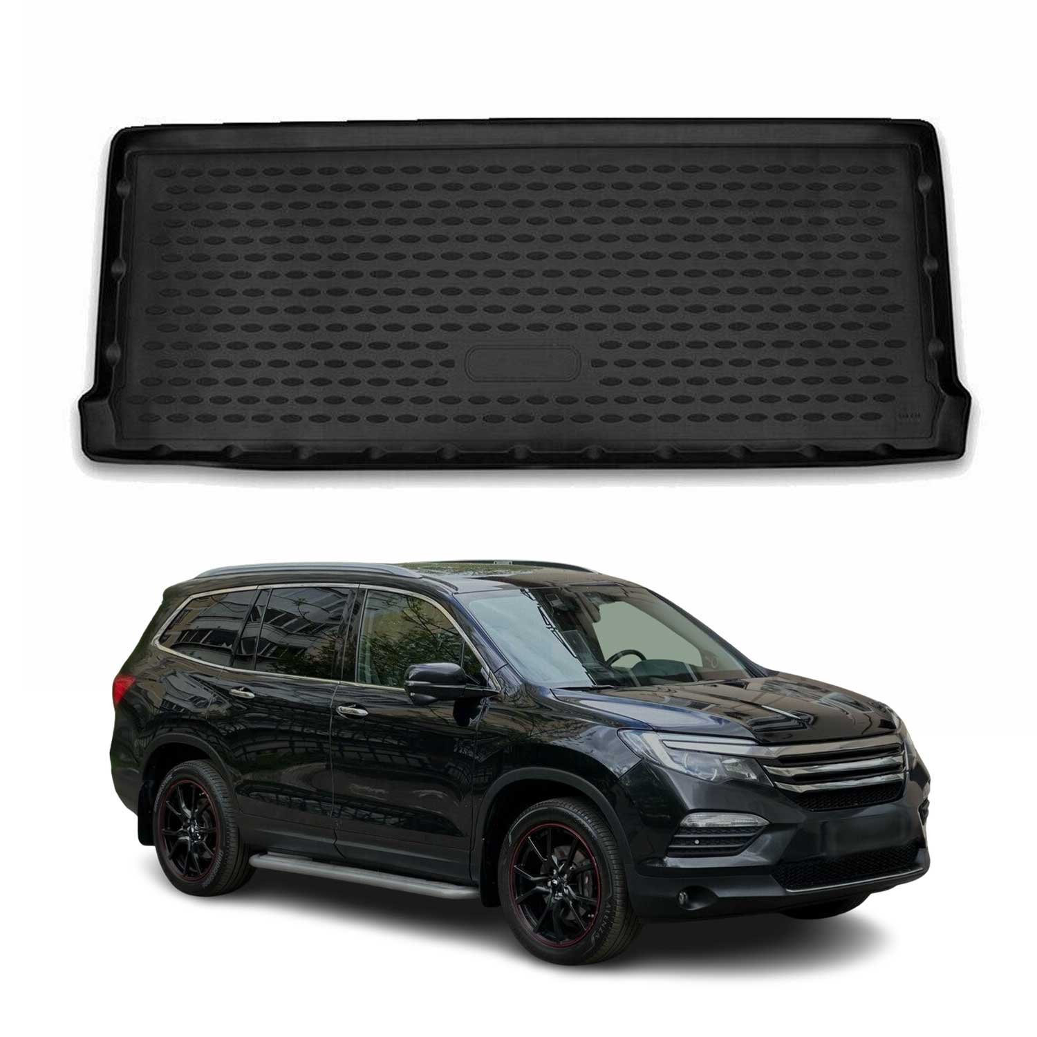 2016-2022 Honda Pilot Cargo Liner Trunk Mat All Weather Black