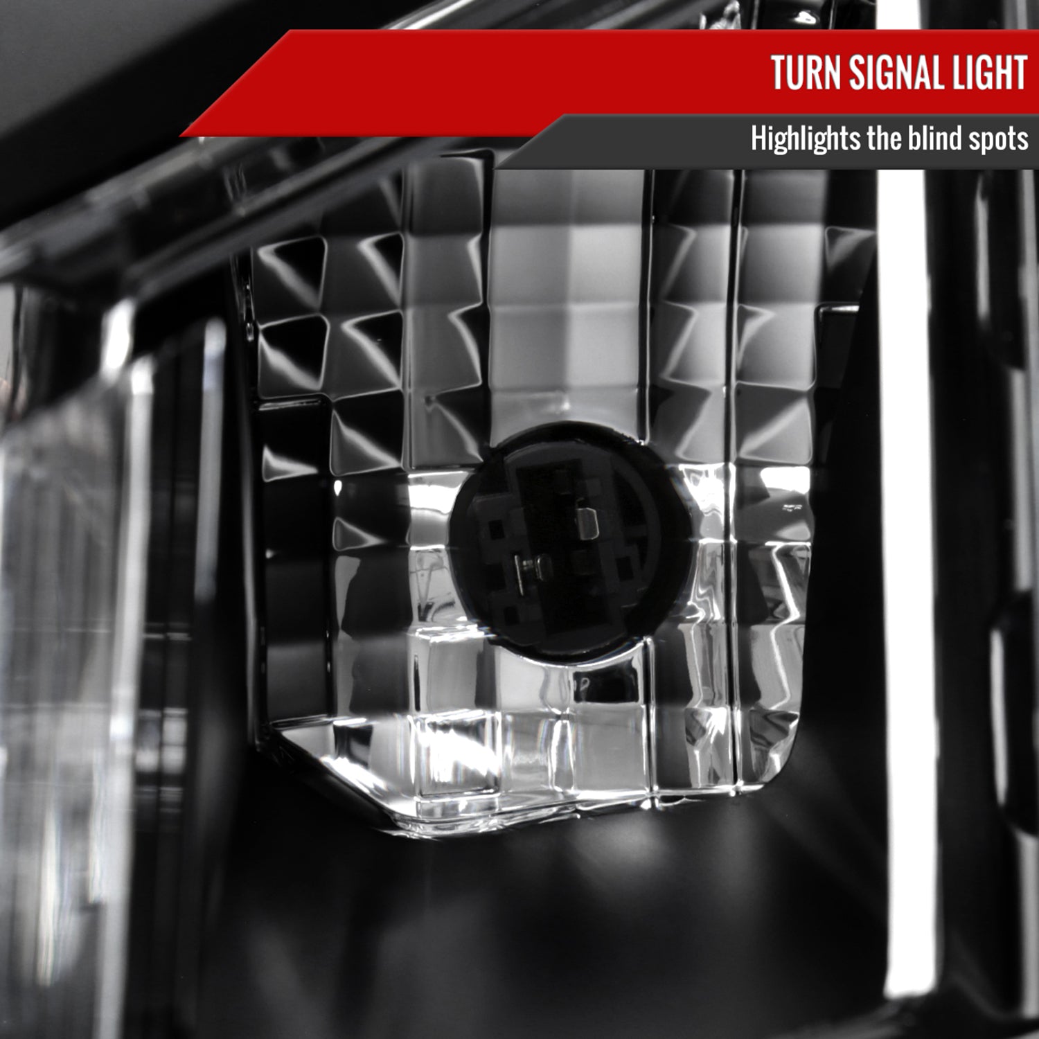 2010-2016 Cadillac SRX Projector Headlights Matte Black Housing/Clear Lens