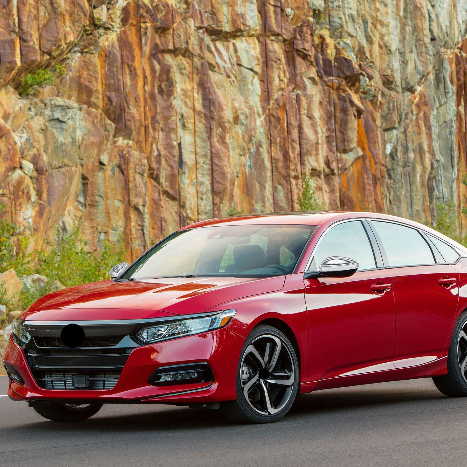 2018-2025 Honda Accord Mirror Cover Caps Chrome 2Pcs ABS Plastic